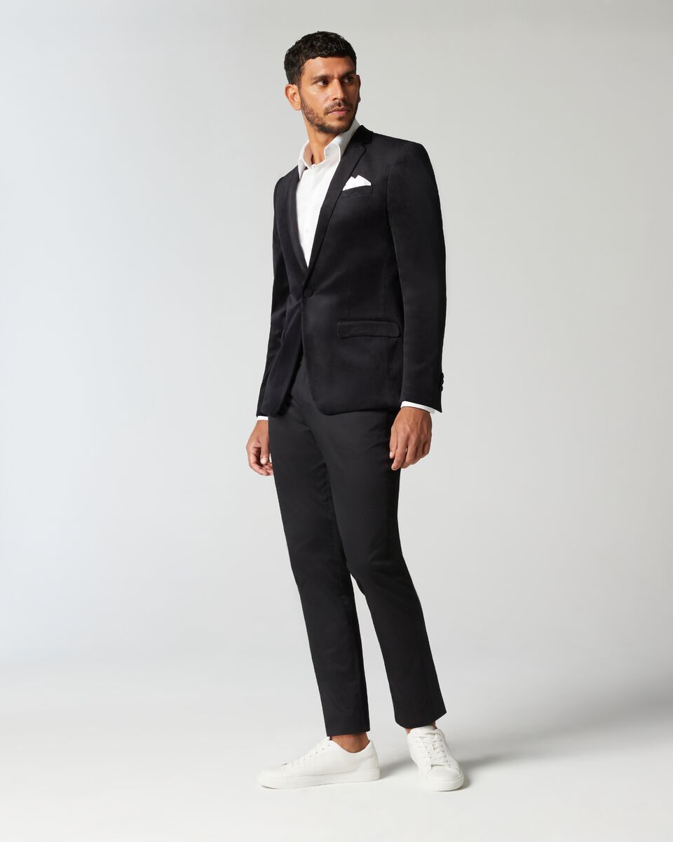 Slim Fit Detachable Shawl Collar Tuxedo